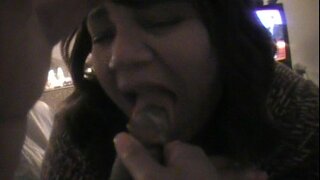 BBW Betty Licking na sucking yangu cum