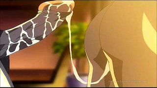 Rhwystredig futanari gostyngiadau ei hun ar draul ei gweithiwr