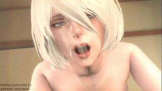 Omnye yorha 2b okuqhelekileyo Nier Automata hayi wam clips