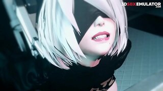 3D Hentai [UNCENSORED] | Ciber Monster (Black)
