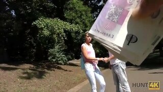 HUNT4K. mukammal soqolini mushuk va qattiq eshak ovchi qo'liga keladi