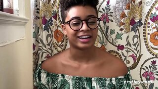 Ebenholz Honig Fonctionnéiert Et Mat 2 Dildos